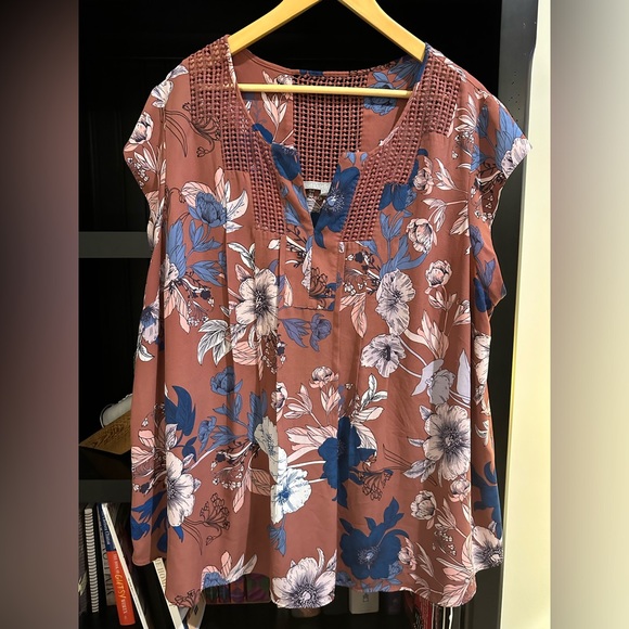 Daniel rainn floral top 3X - Picture 5 of 8